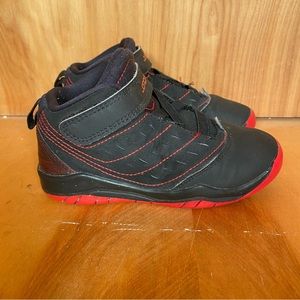 Kids 9 Air Jordan Velocity Athletic Shoes Black Red SEF1197